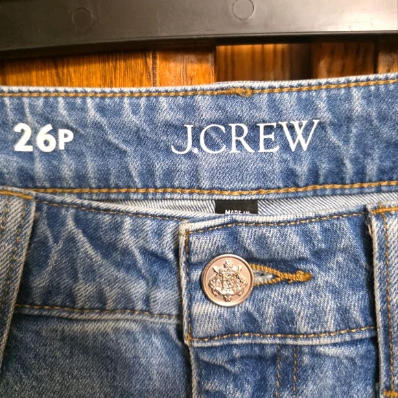 J. Crew High-rise Sailor Denim Trouser Size 26P - Picture 8 of 10